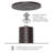 Twist-N-Lite Dimmable LED Adjustable Height Cylinder Pendant - 5 Selectable Colour Temperatures-98254883