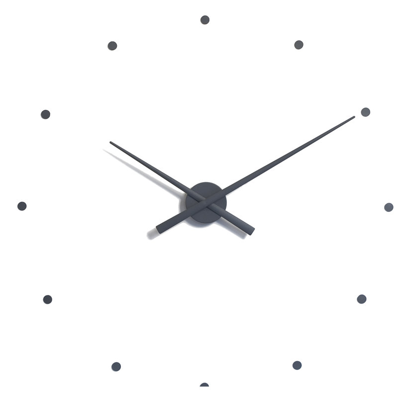 OJ Analog Wall Clock, Small, Pumpkin