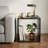 Modern Metal Open Cube Storage Side Table-1564941106