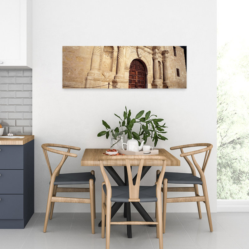The Alamo San Antonio TX by Jerry Driendl Photography - Wrapped Canvas Panoramic Print, 30.48 cm H x 91.44 cm W