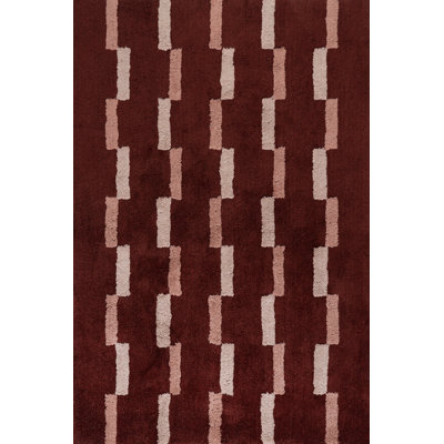 Hand-Tufted Geometric Rug