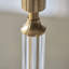 Moreton Rechargeable Table light Base finished in Br Aged Brass