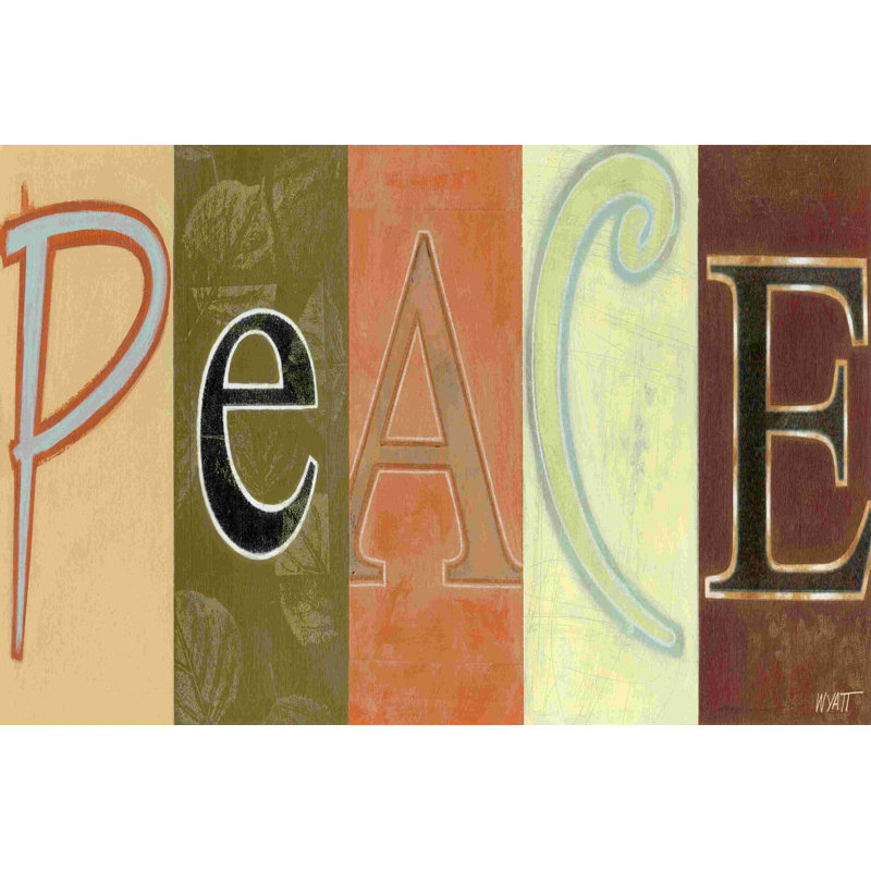 " Peace Panel " by Norman Wyatt Jr., 20" H x 30" W  