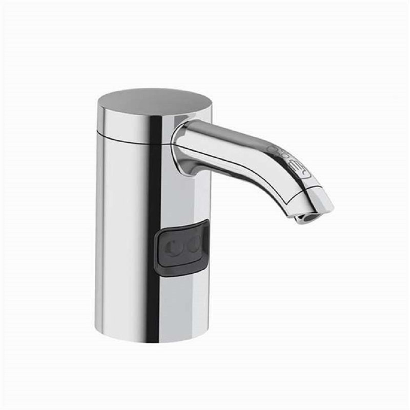 Robinet à capteur sans contact automatique avec distributeur de savon FontanaShowers, finition chromée