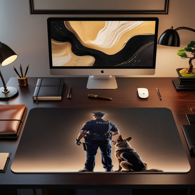 Polyester Desk Pad, 23.6x13.8