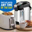 NutriChef Black Countertop Bottleless Electric Water Dispenser