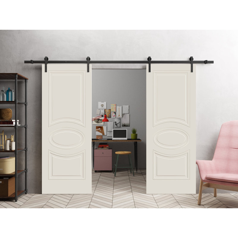 Solid Wood Barn Doors without Installation Hardware Kit Barn Door, 60" x 96"