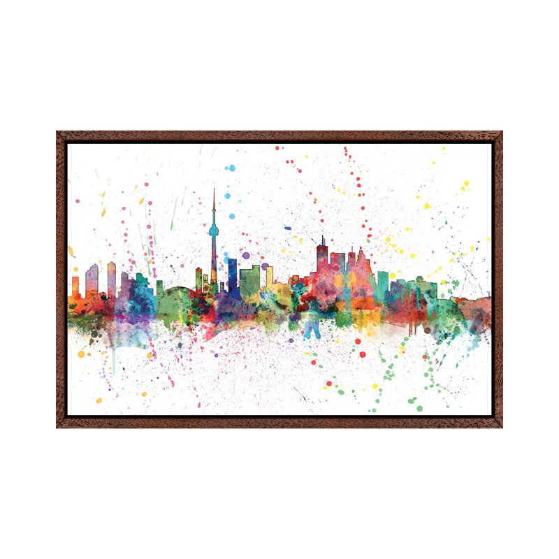 Toronto, Canada by Michael Tompsett - 1 Piece Wall Art on Canvas, 152.5 cm H x 101.5 cm W, Classic Wood Framed
