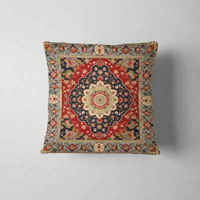 Eastern Elegance Geometric Reversible Pillow Cover