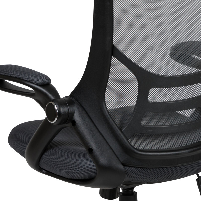 Chaise de bureau ergonomique Cappello, Gris foncé
