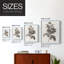 Impression florale vintage encadrée CECXVI - bois massif-112348598-112348601