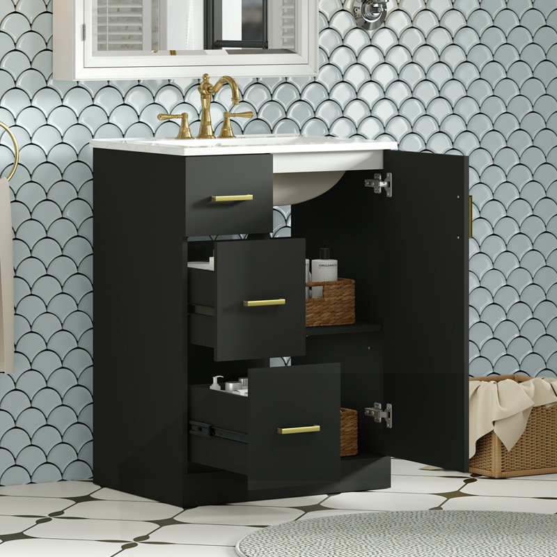 Meuble-lavabo moderne 24 "avec lavabo