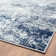 Tapis bleu / gris Seibold