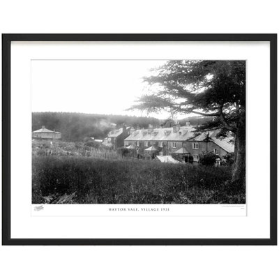 Haytor Vale, Village 1931 - Single Picture Frame Print