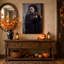 «Veiled Woman in Black Lace», art mural d'Halloween Steampunk-1971985883
