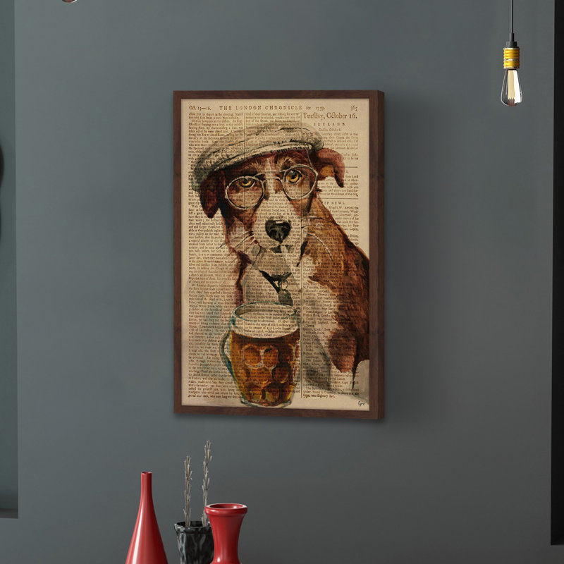 «French Dude II» par Eyre Tarney - impression encadrée, H 18 po x l 12 po x P 1,5 po