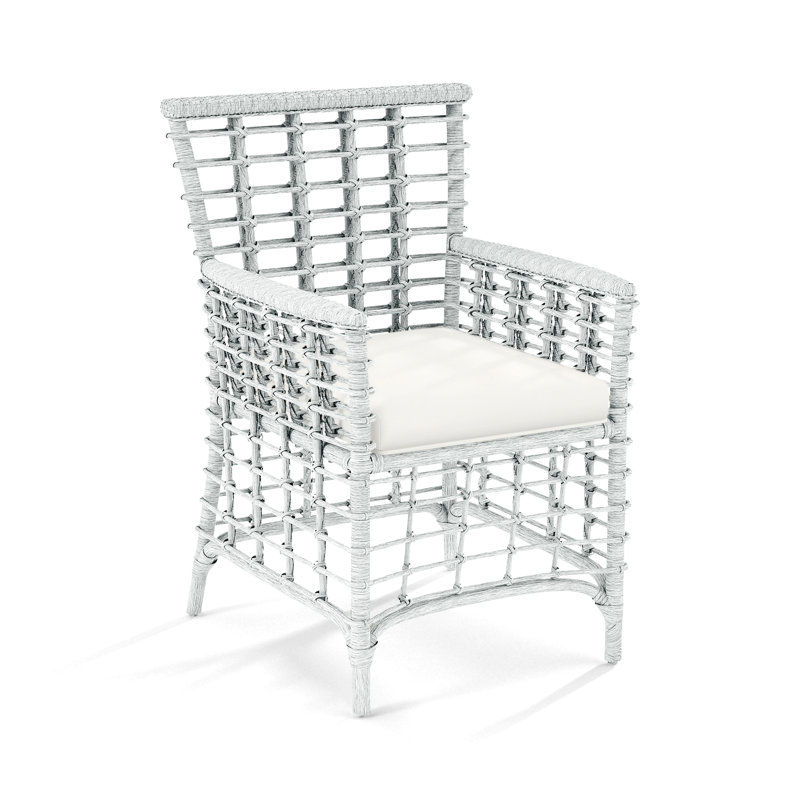 Bridgehampton Arm Chair, Elite Ivory, Frost White