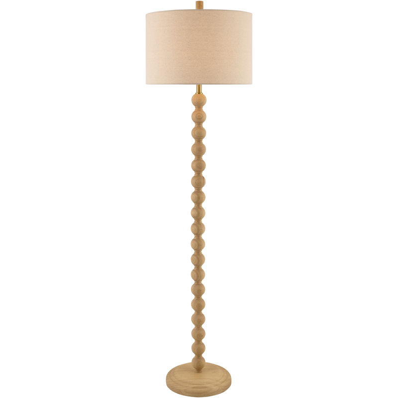 Smartt Floor Lamp, Natural Wood