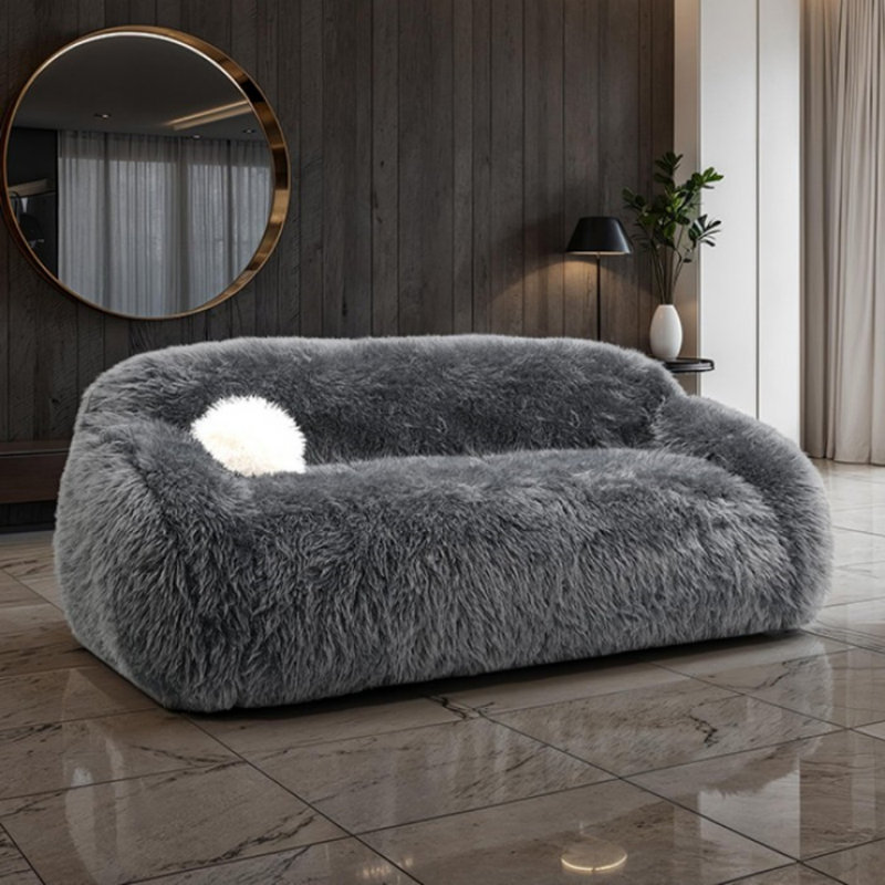 Canapé Amra, Gris foncé