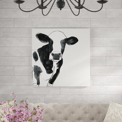 " Cow Contour IV " by Victoria Borges Painting Print