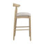 Ensemble de tabourets de bar rembourrés en tissu Modern-941667531