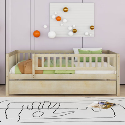 Lit de jour simple avec couchette Buchheit par Red Barrel Studio®