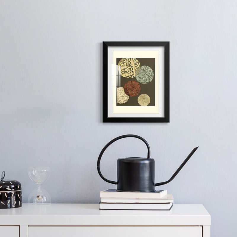 Petit motif II - impression encadrée, H 28,5 po x l 20,5 po, Noir