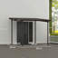 2.55m x 3m x 2.95m Metal Pergola