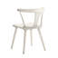 Chaises d'appoint de salle à manger en bois massif rustique 2 pièces Kersten-121107550