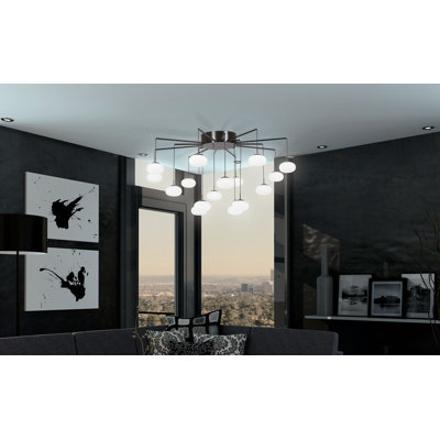 Lustre fantaisie 16 lumières del Kubiak