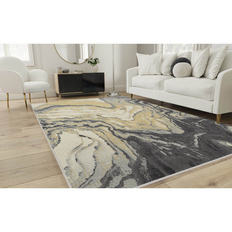 Milania Abstract Indoor Rug, Runner 2'10" x 7'10"