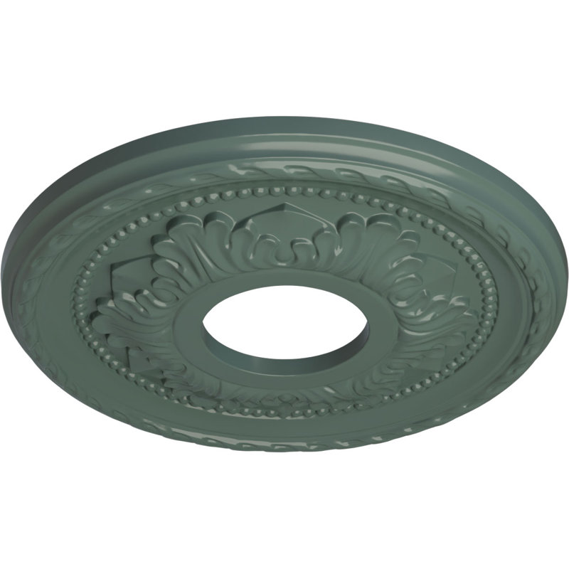 Médaillon de plafond H 12,13 po x l 12,13 po x P 1 po Palmetto, Tourbillon de nuages