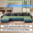 Adonia 154" Oversized U Shaped Sectional Sofa, Comfy Cloud Couch Deep Sectional Sofa with Ottomans for Living Room-1745061093