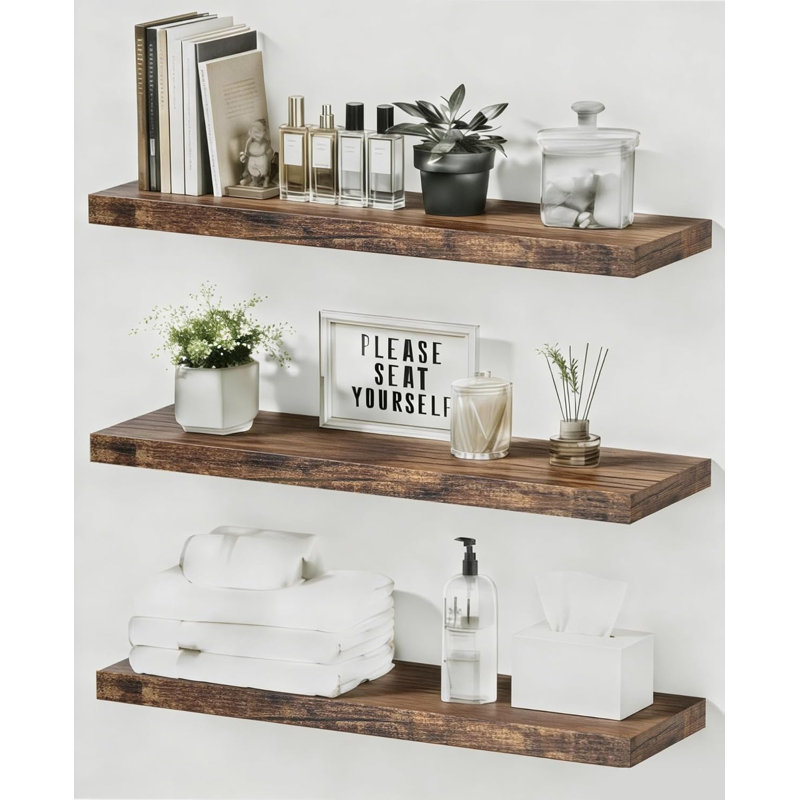 Ensemble de 3 tablettes flottantes 15,7 po