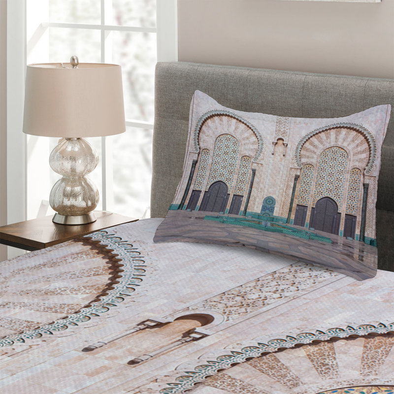 Polyester Coverlet, Twin Bedspread + 1 Sham