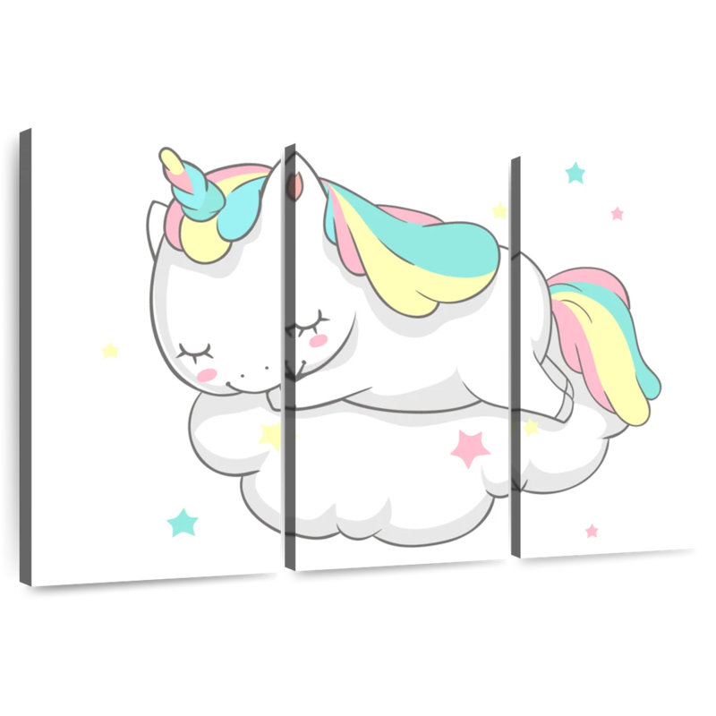 Ashelle Sleepy Unicorn, H 42 po x l 65 po