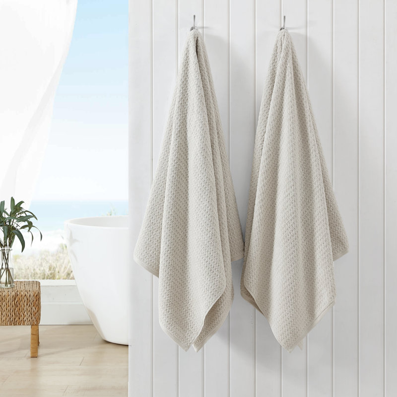 2 Piece 100% Cotton Bath Sheet Towel Set, Light Brown, 2 Pack - Bath Sheet