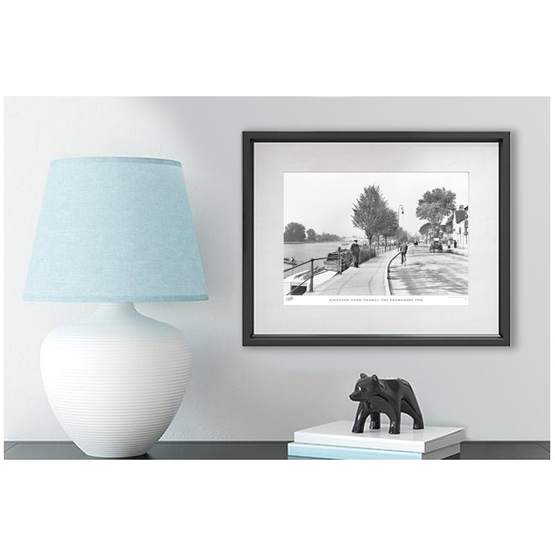 Kingston Upon Thames, The Promenade 1906 by Francis Frith - Single Picture Frame Print, 60cm H x 80cm W x 2.3cm D