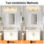 22.5''W Dimmable Black And Gold Etl With Petal Shape Glass Shade-1948072965