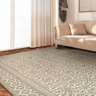 Tapis oriental huître Roger