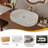 40" Single Floating Vanity With Oval Ceramic Sink, Modern Solid Wood Bathroom Cabinet，Drain Pipe Includes-568096511