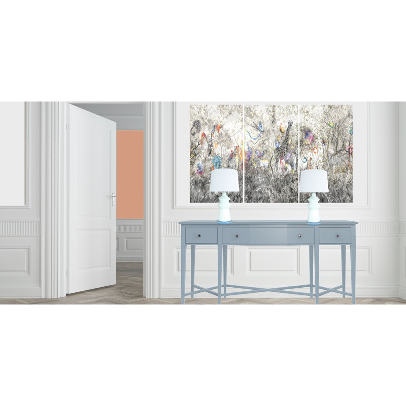 Art mural Nicolette Mayer Arcadia Triptych