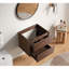 Meuble-lavabo mural brun foncé, assemblage facile, tiroir à fermeture en douceur avec glissières de qualité supérieure, fabrication en bois robuste, emballage sécuritaire sans lavabo-1527486631
