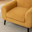 Chaise d'appoint rembourrée avec accoudoirs ronds Deivi-1632049337