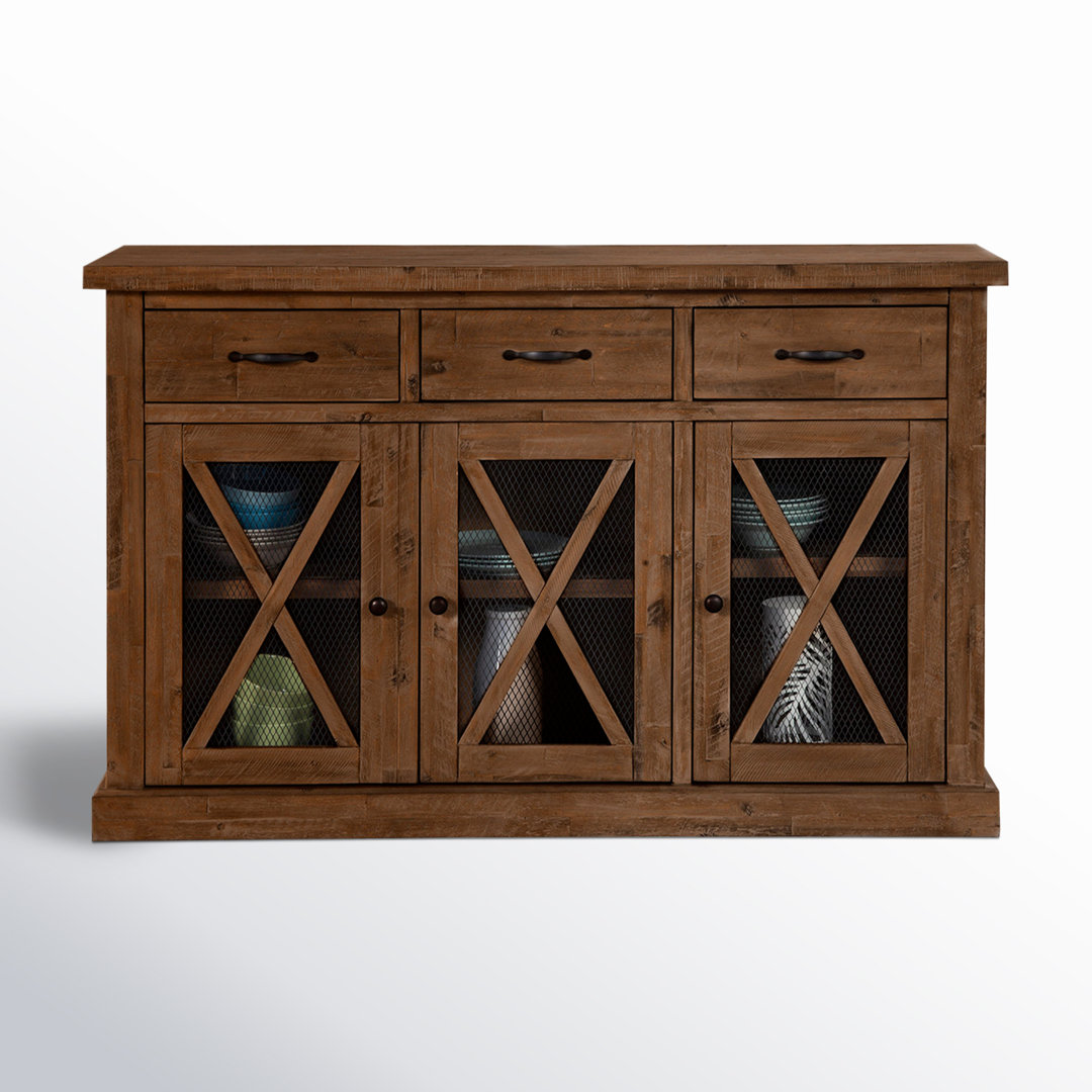 Bianca Solid Wood Sideboard Birch Lane™ Color: Medium Brown