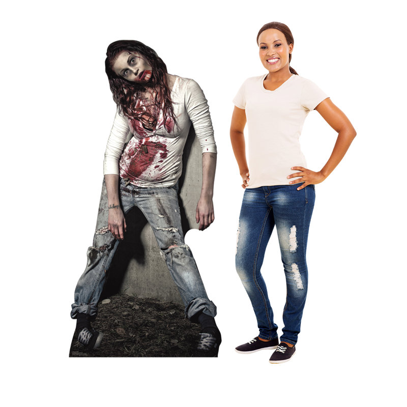 Meuble-fille zombie Halloween