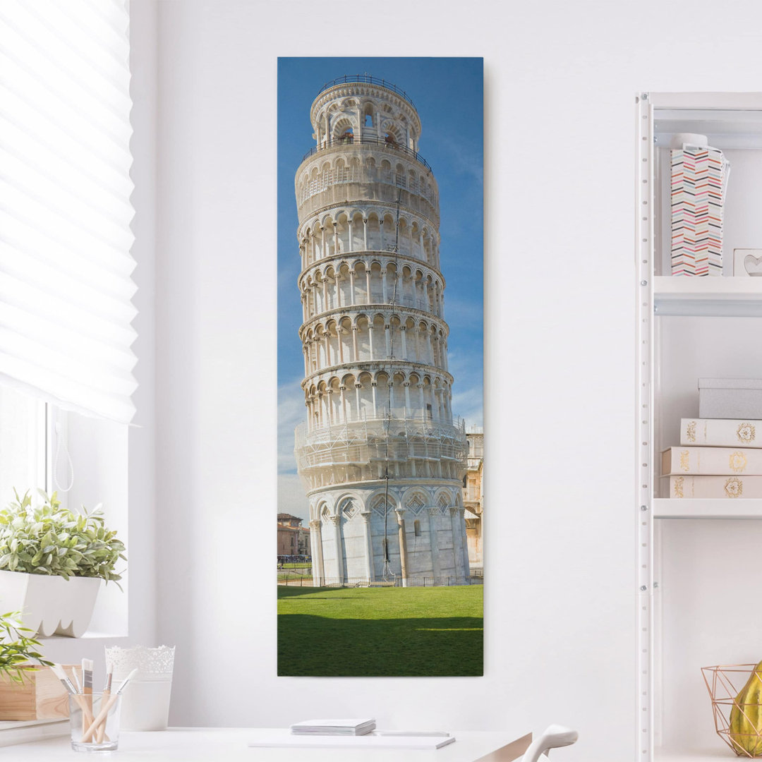 Leinwandbild Der Schiefe Turm von Pisa