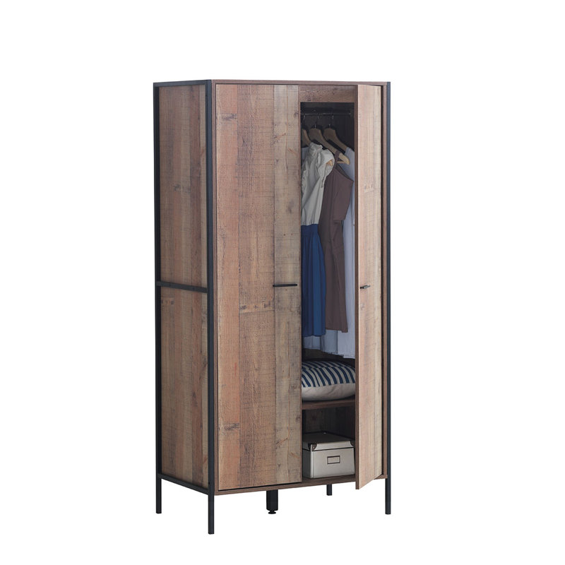 Bodgers 2 Door Manufactured Wood Wardrobe