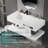 40" x 19” Double Layers Floating Vanity Stone Resin Wall-Mounted Vessel