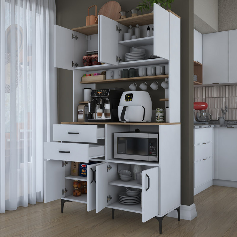 Garde-manger de 47 po de largeur pour rangement et rangement de cuisine